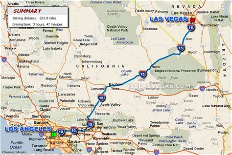 distance from la to lv|la to vegas drive time.